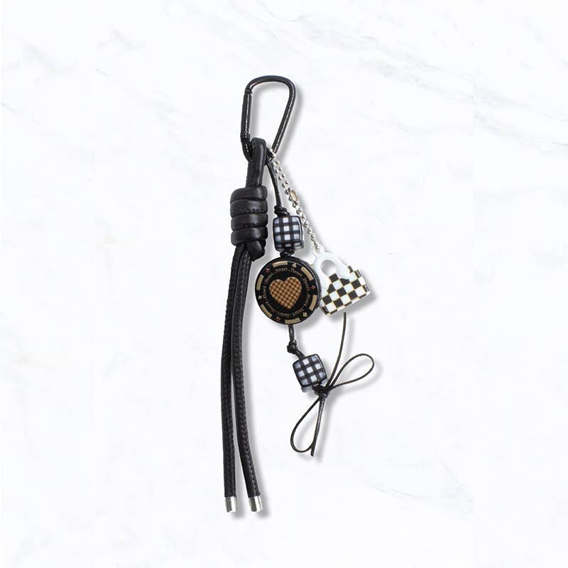 Solaris Poker Chip Charm Keychain