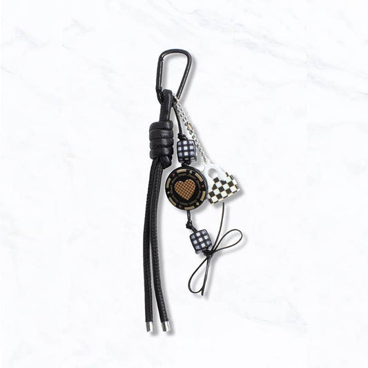 Solaris Poker Chip Charm Keychain