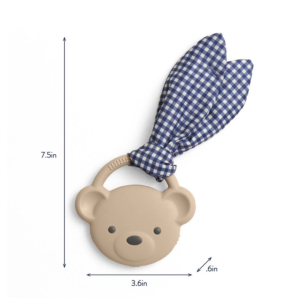 Itzy Ritzy Crinkle Crew™ : Taupe Bear