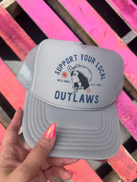 Support Your Local Outlaws Trucker Hat