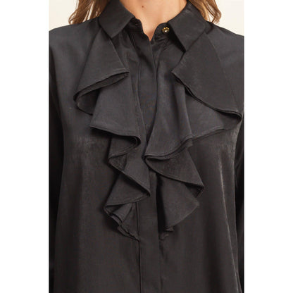 Darcy Ruffle Buttondown Blouse