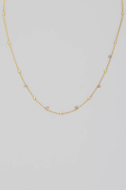 St Malo Stud Beaded Necklace