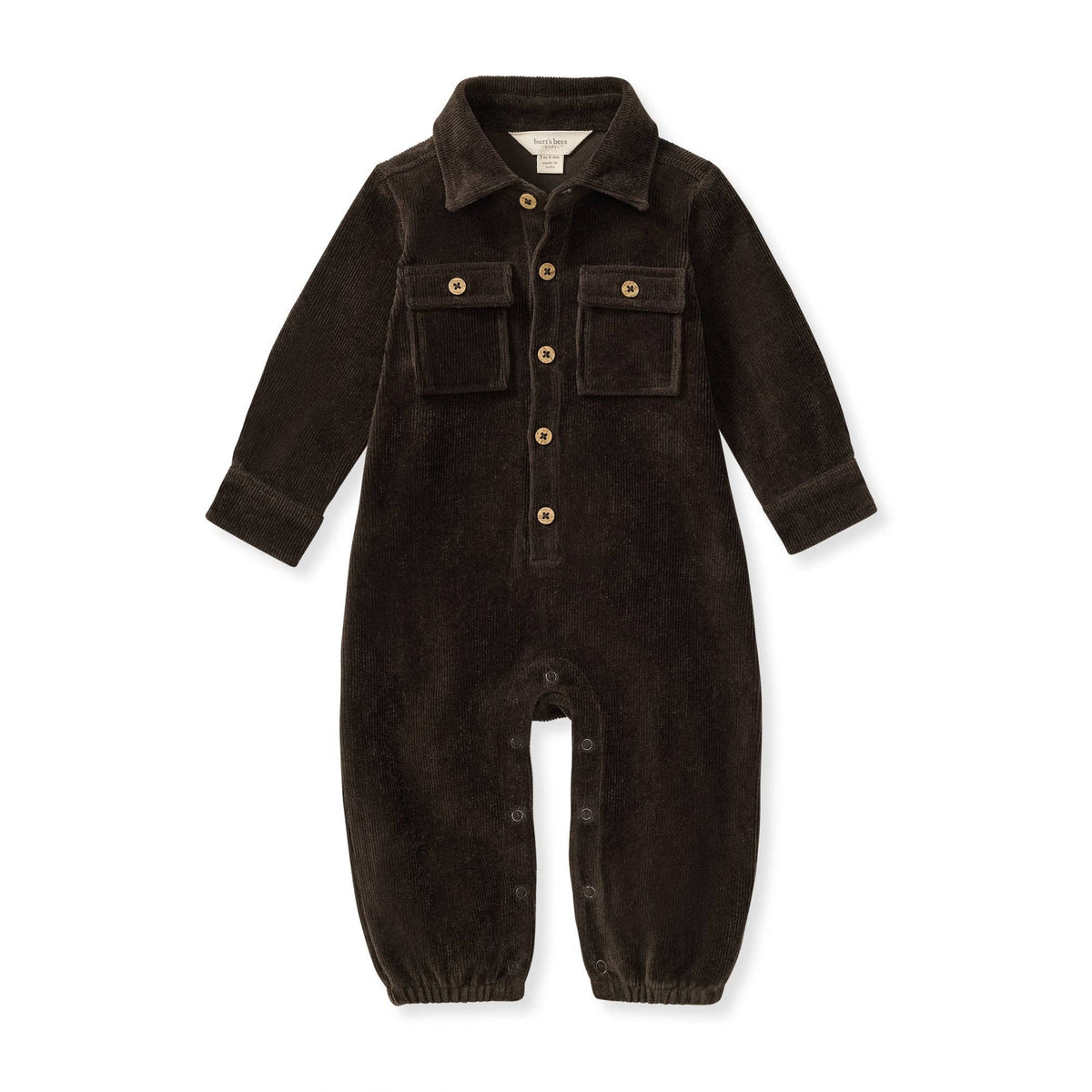 Baby Boys Burt's Bees Corduroy Espresso Jumper