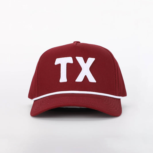 Texas Outfitters TX Maroon Hat