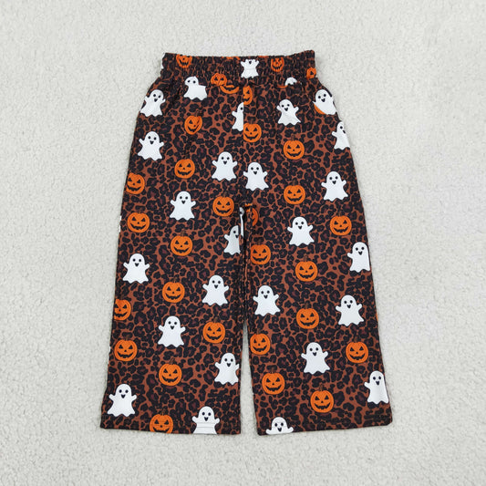 Girls Halloween Wide Leg Pants