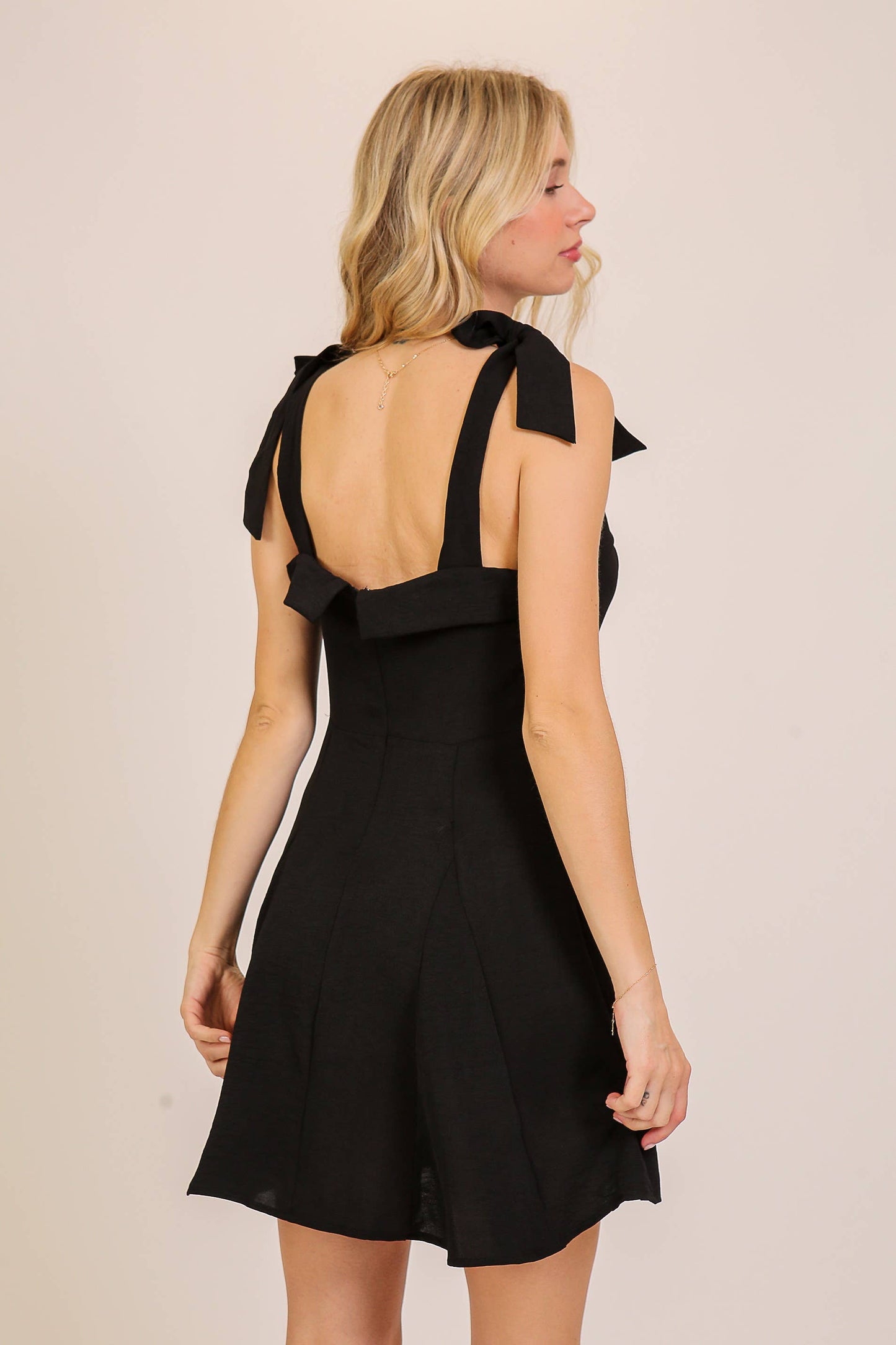 Prudence Black Mini Dress