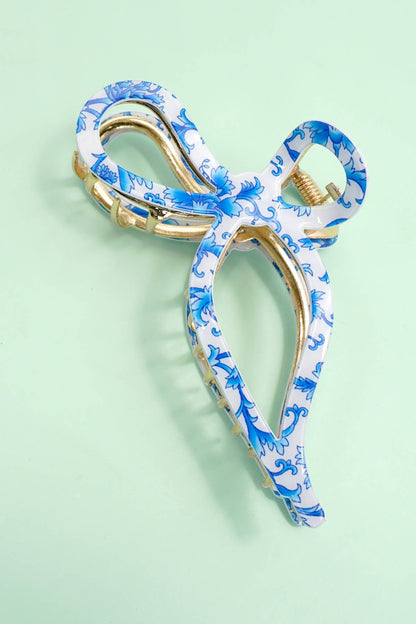 Acetate Bow Claw Clip
