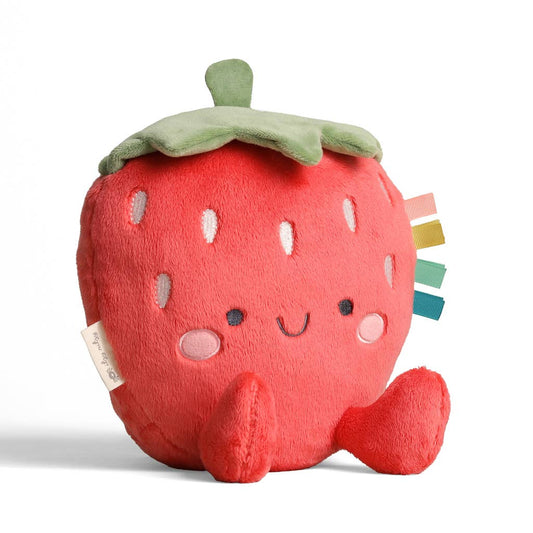 Itzy Ritzy Sweetie Snuggles™ Plush: Strawberry