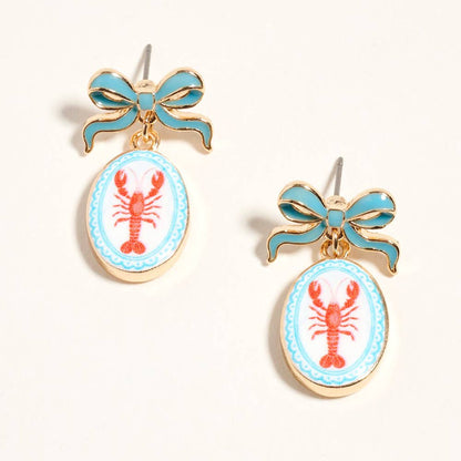 Darya Dangle Frame Earrings