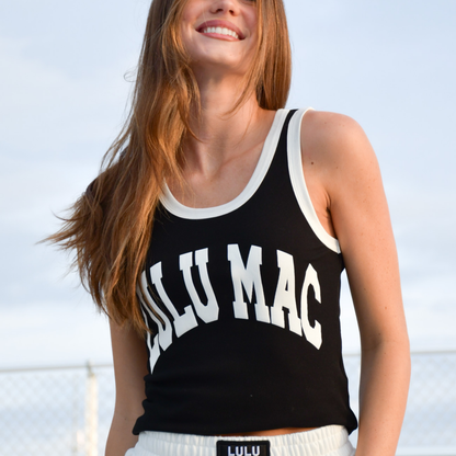Lulu Mac Arch Logo Contrast Tank