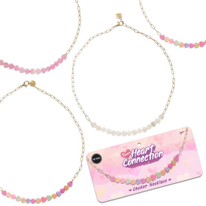 Girls Heart Shell Necklace