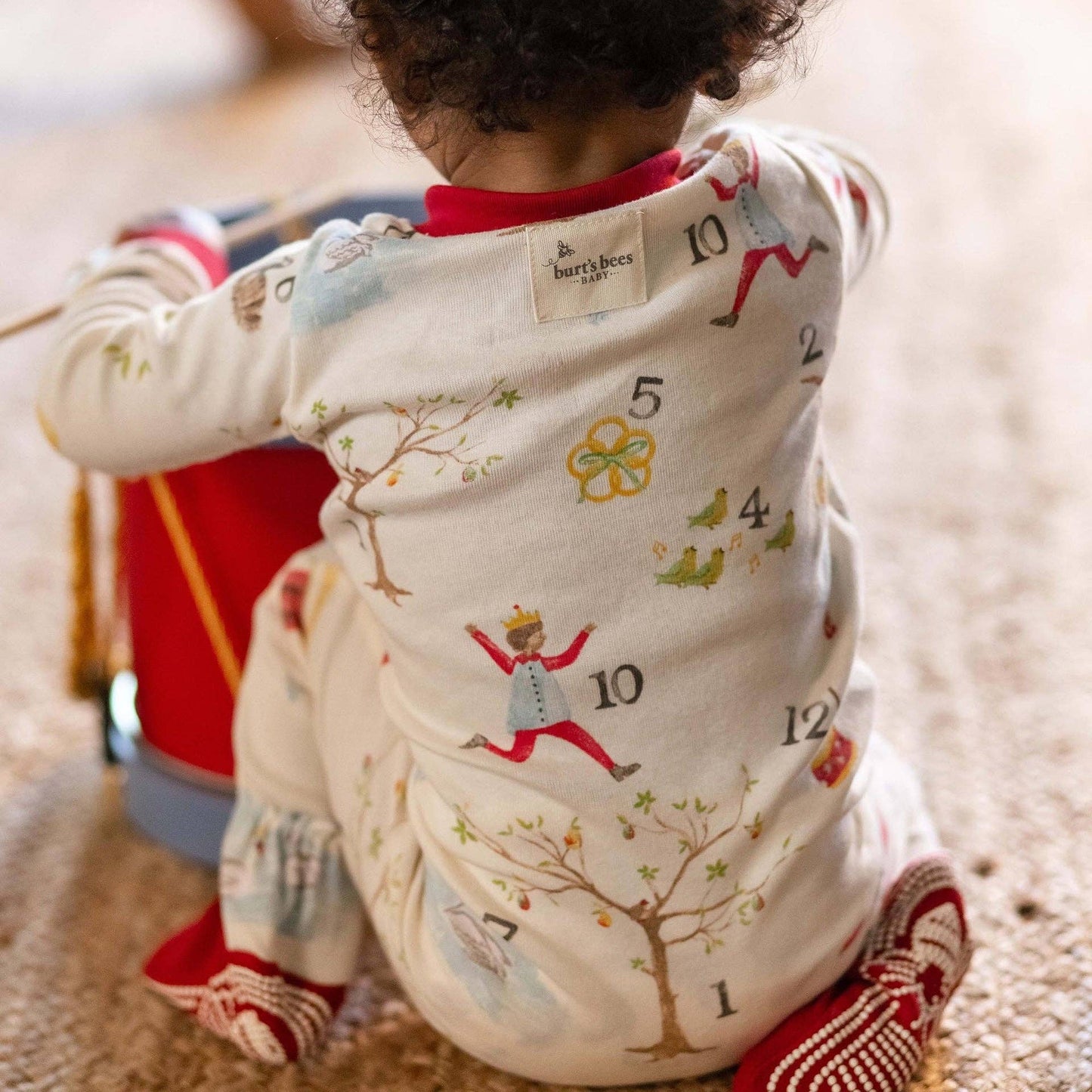 Baby Unisex Burt's Bees 12 Days of Christmas Sleeper