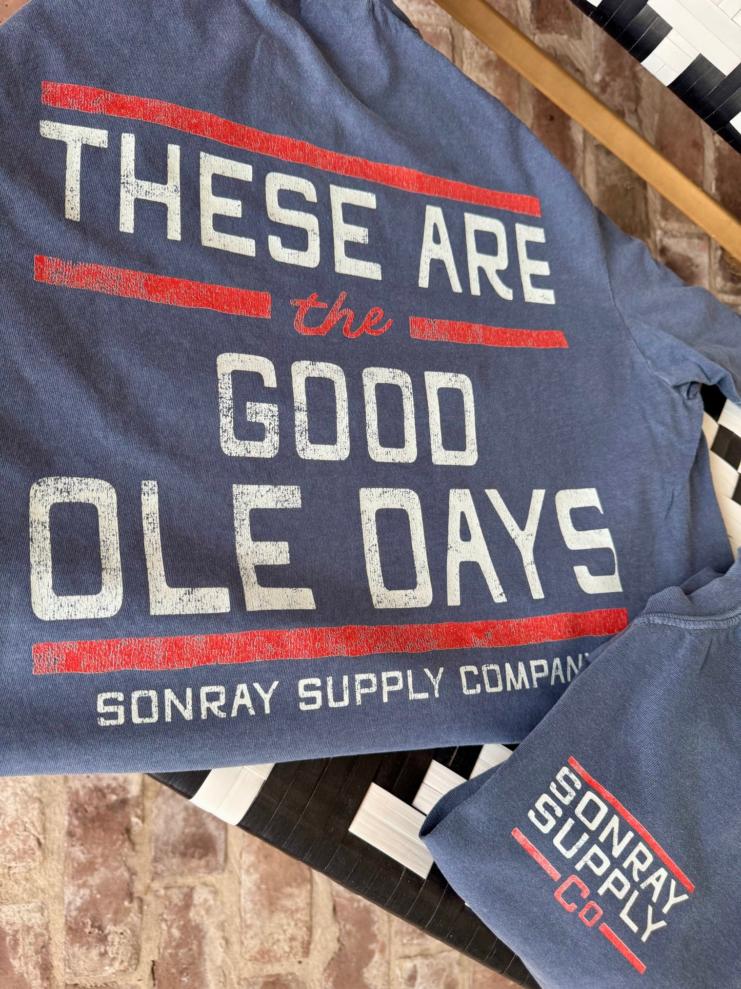 Sonray Denim Good Ole Days Patriotic Tee