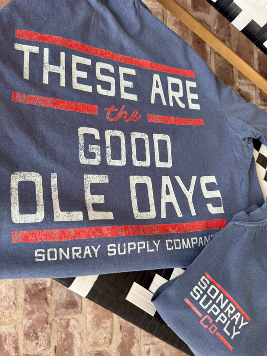 Sonray Denim Good Ole Days Patriotic Tee