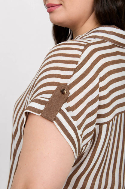 Striped Buttondown (Plus Size Only)