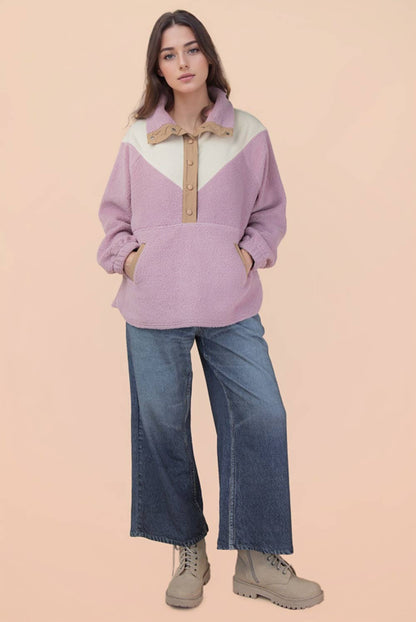 Moonstone Oversized Fleece Pullover
