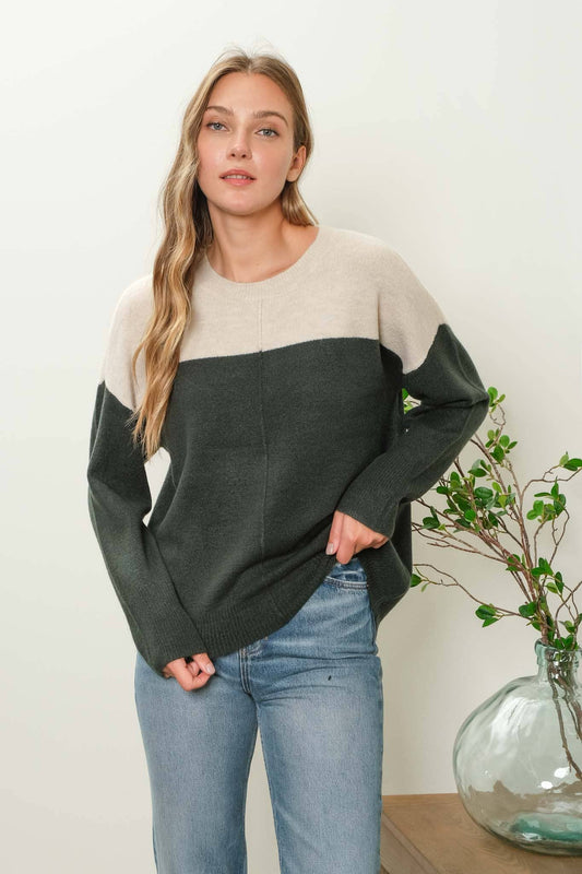 Williamsburg Hunter Colorblock Knit Top