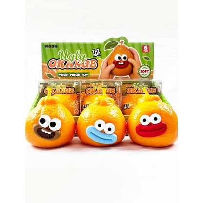 Squishy Orange Face Toy