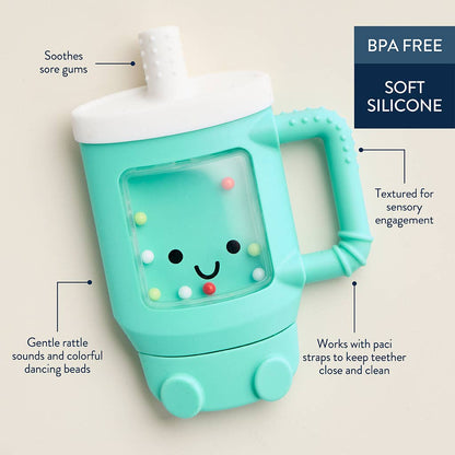 Itzy Ritzy Sweetie Shake Plus™ - Teething + Rattle Toy: Tumbler