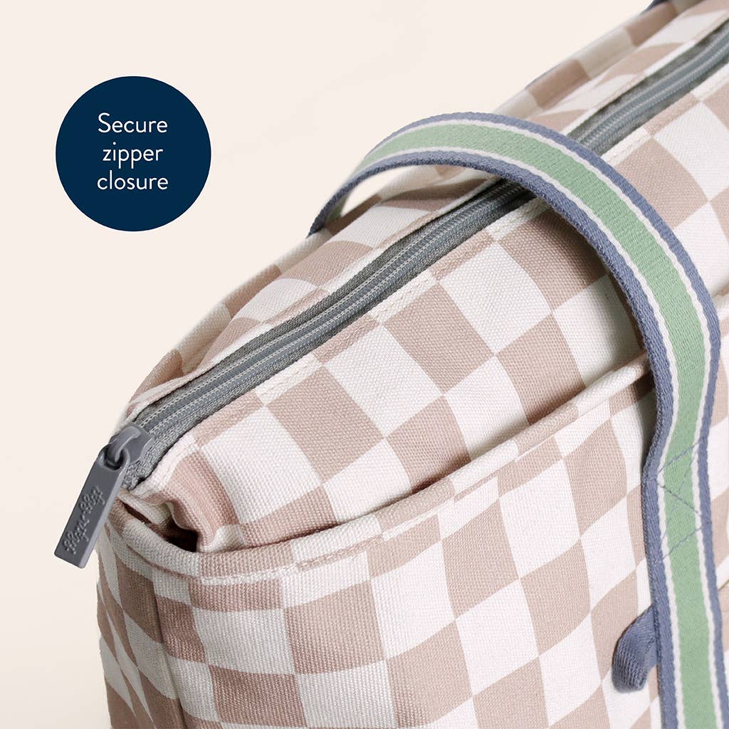 Itzy Ritzy Explorer™ Canvas Tote Bag: Check Yes!