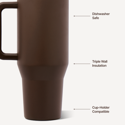 HydroJug Chestnut Brown Water Bottle