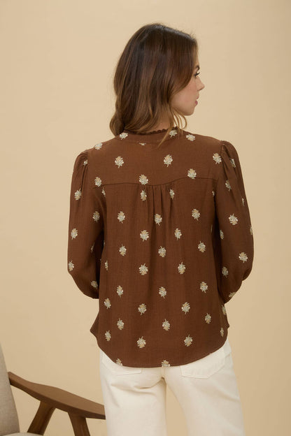 Goldie Floral Longsleeve Blouse