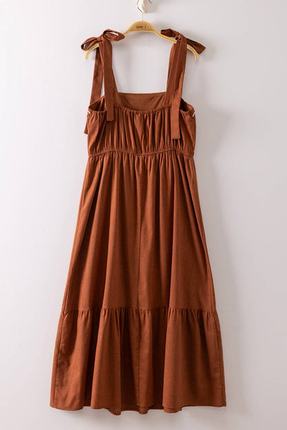 Stella Linear Graphic Tie Dress