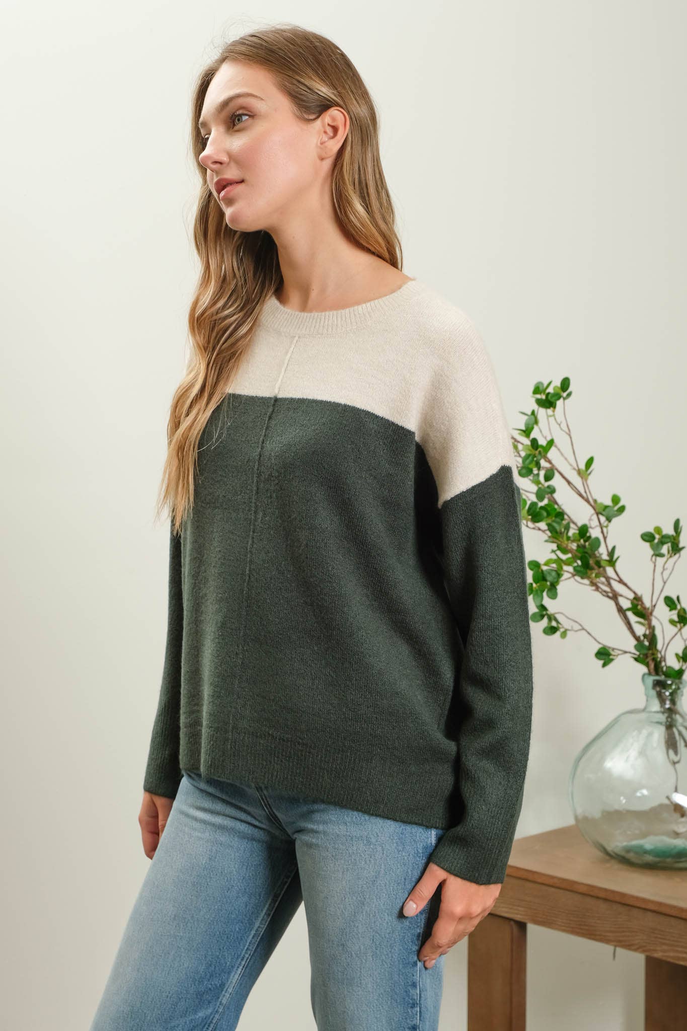 Williamsburg Hunter Colorblock Knit Top