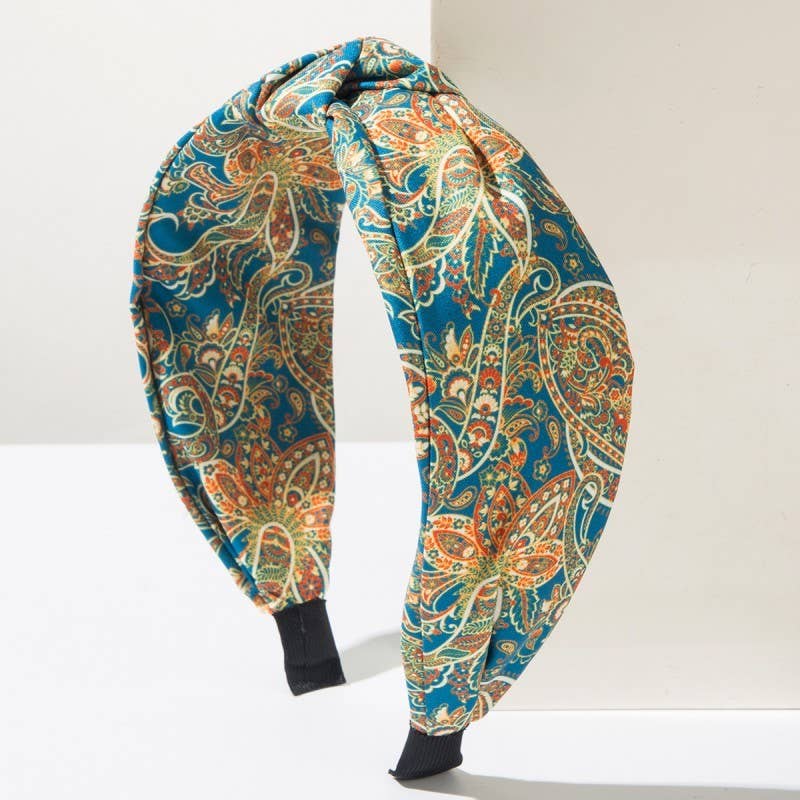 Knotted Paisley Headband