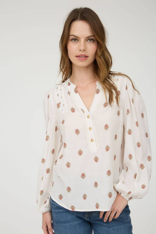 Goldie Floral Longsleeve Blouse