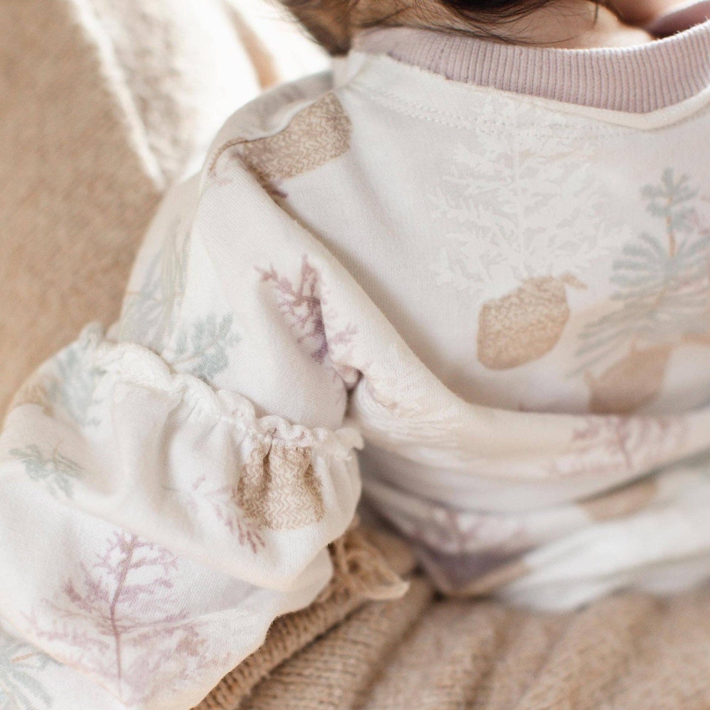 Girls Burt's Bees Pine Farm Pants Set