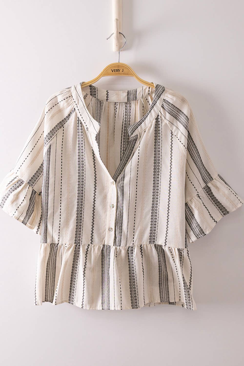 Halley Linear Peplum Blouse