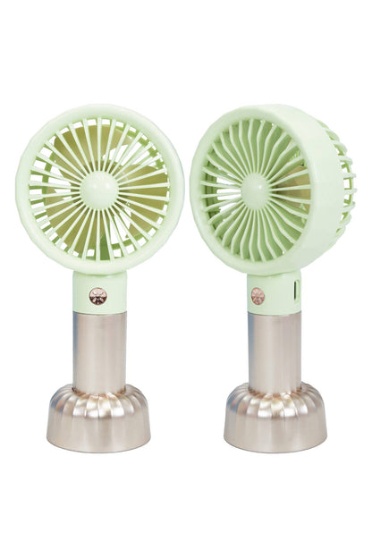 Pastel Metallic Handheld Tabletop Electric Fan