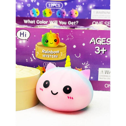 Mystery Rainbow Unicorn Dumpling Squishy