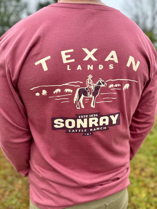 Sonray Texas Lands Cattle Ranch Longsleeve Tee