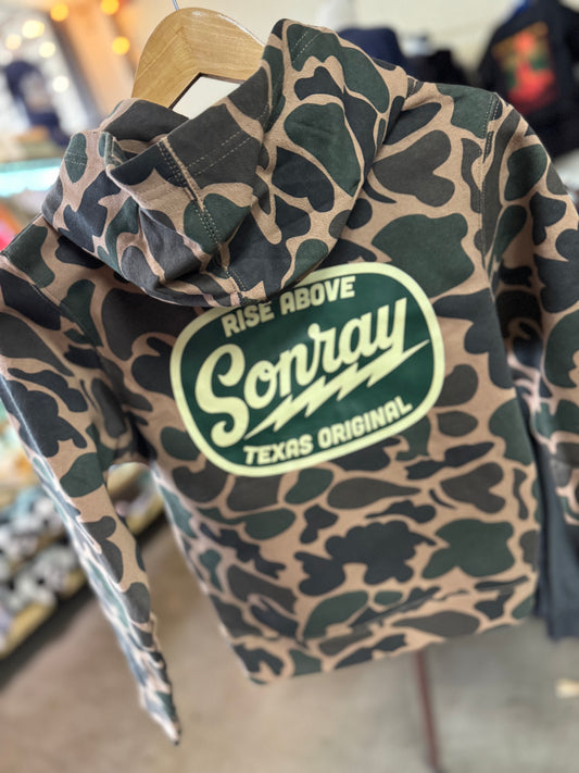 Sonray Boys Original Logo Duck Camo Hoodie