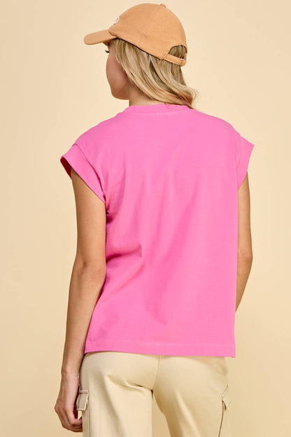 Valor Wide Shoulder Top