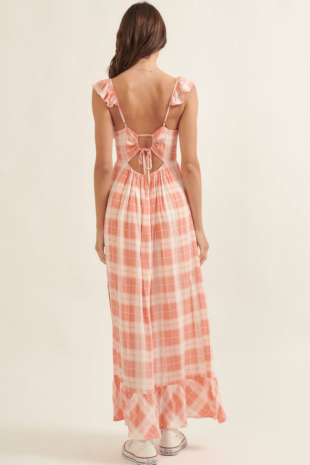 Talay Plaid Maxi Dress