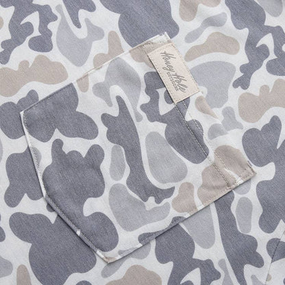 Boys Honey Hole Smoke Camo Performance Hoodie