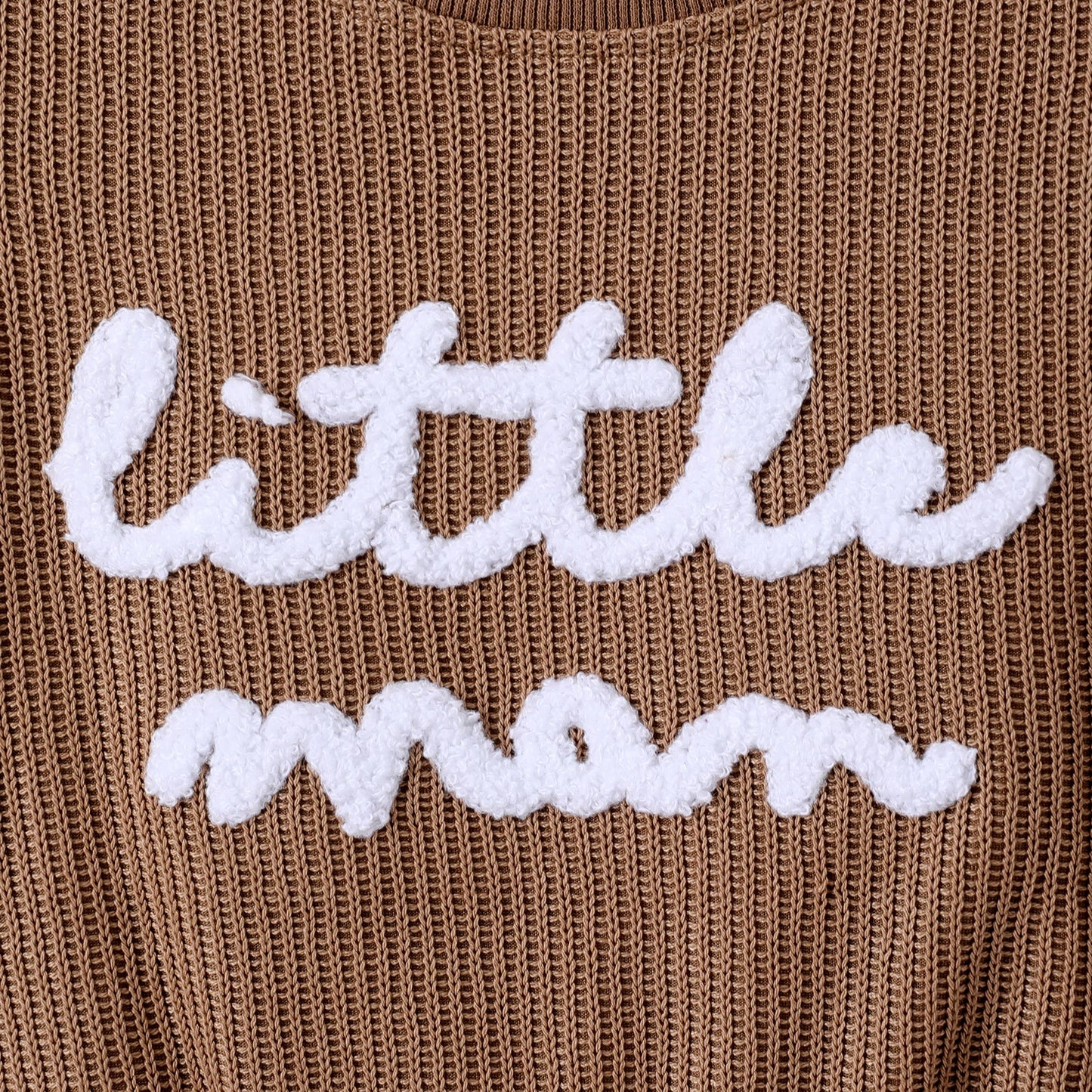 Baby Boys Little Man Embroidery Sweater