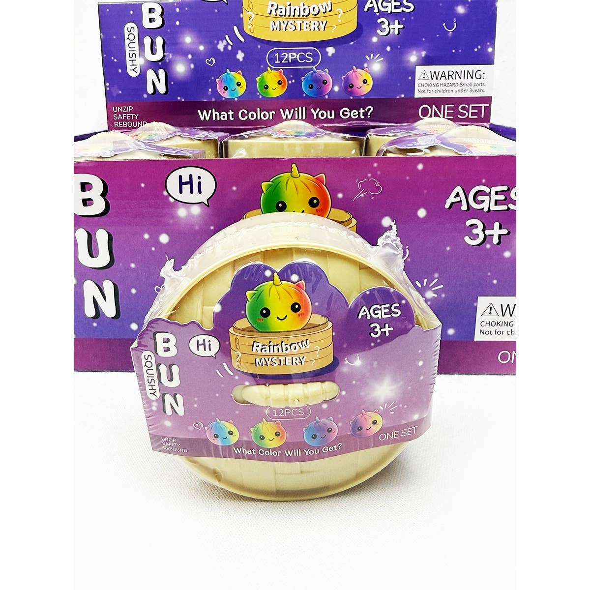 Mystery Rainbow Unicorn Dumpling Squishy
