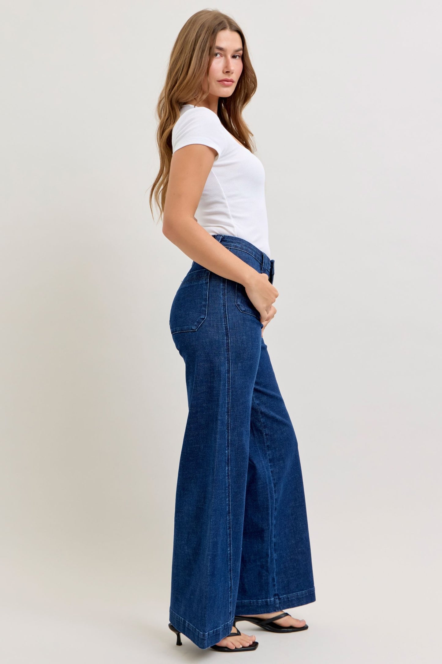Judy Blue Colfax Wide Leg Jeans