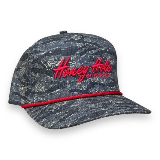Mens Honey Hole Tiger Camo Hat