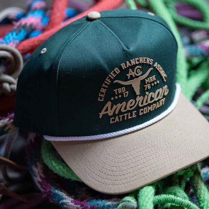 American Cattle Co Ranchers Olive Hat