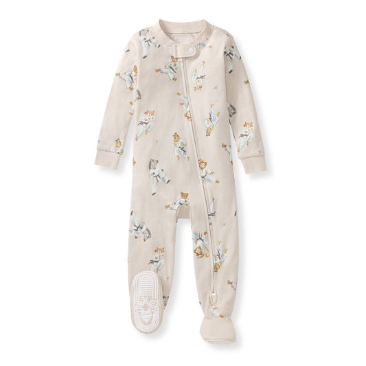 Baby Boys Burt's Bees Karate Creatures Sleeper