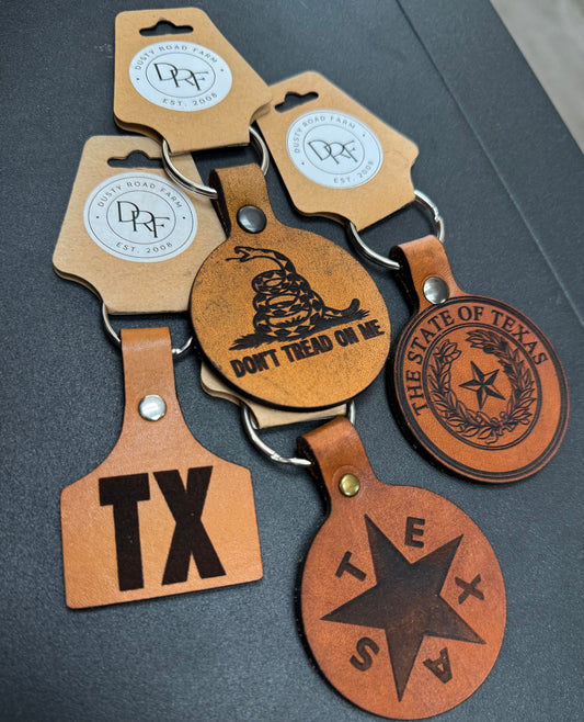 Leather Hide Keychain