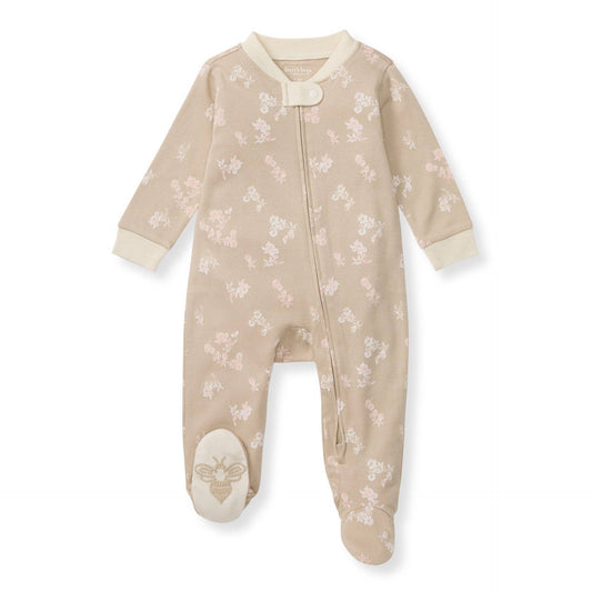 Burt's Bees Girls Whimsical Floral Organic Cotton Sleeper