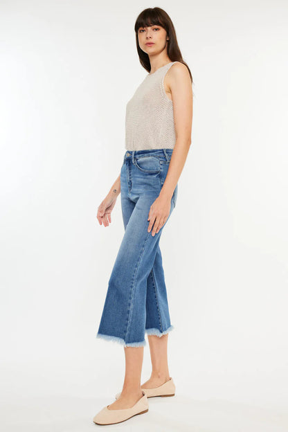 Kancan Rixby Capri Flare Jeans