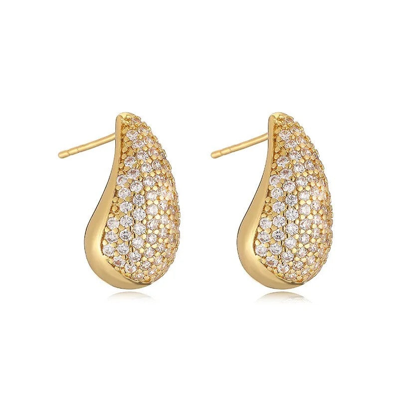 Waterdrop Rhinestone Earrings