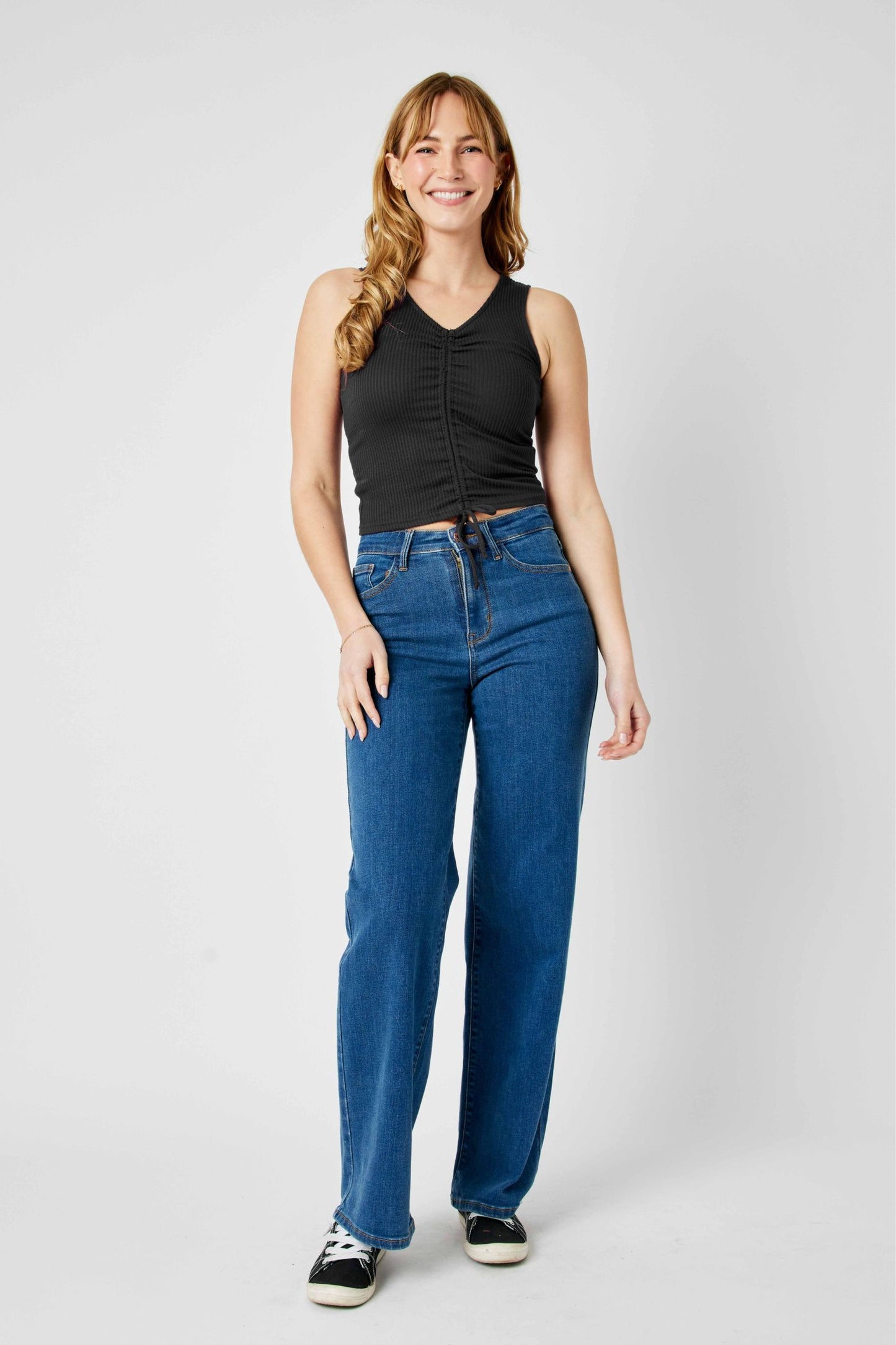 Judy Blue Morrison DW Wide Leg Jeans